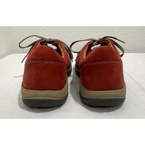 Womens Keen Leather Outdoor Hiking Laced Athletic Shoes Sz 9.5 Brick Red EUC - Picture 6 of 8